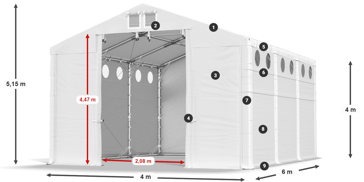 MFRO 620 PVC légende 4m