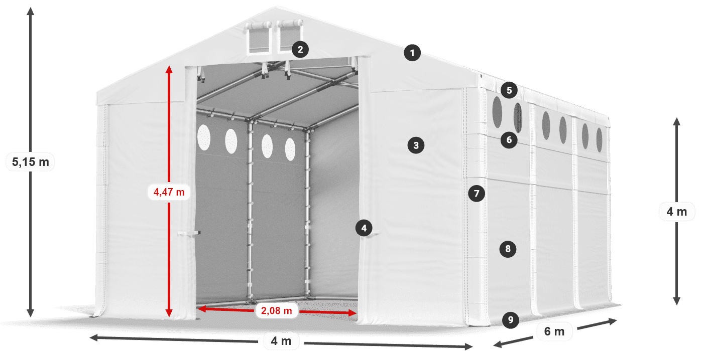 MFRO 620 PVC légende 4m