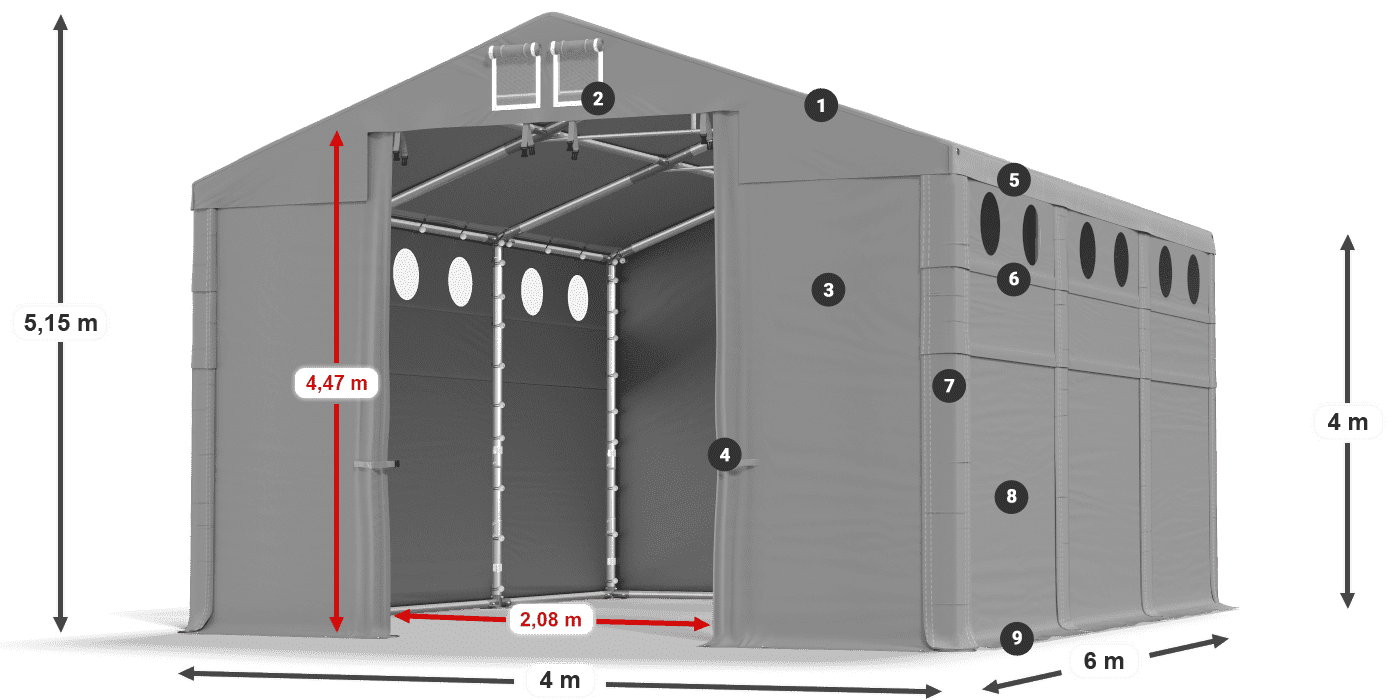 MFRO 620 PVC légende 4m