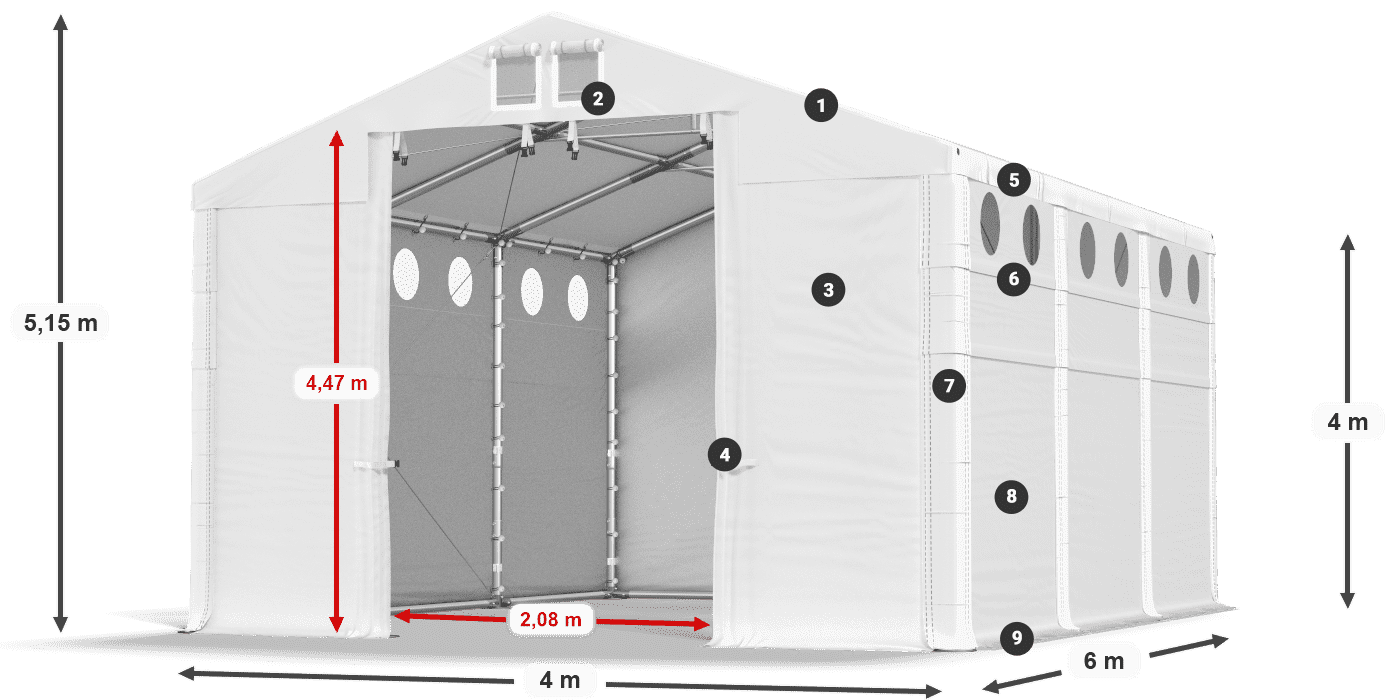 MFRO 620 PVC légende 4m