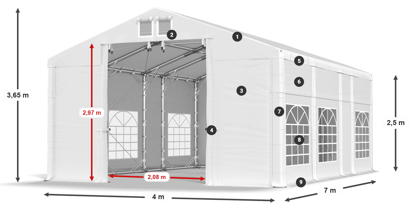 IMS 580 PVC légende 2,5m