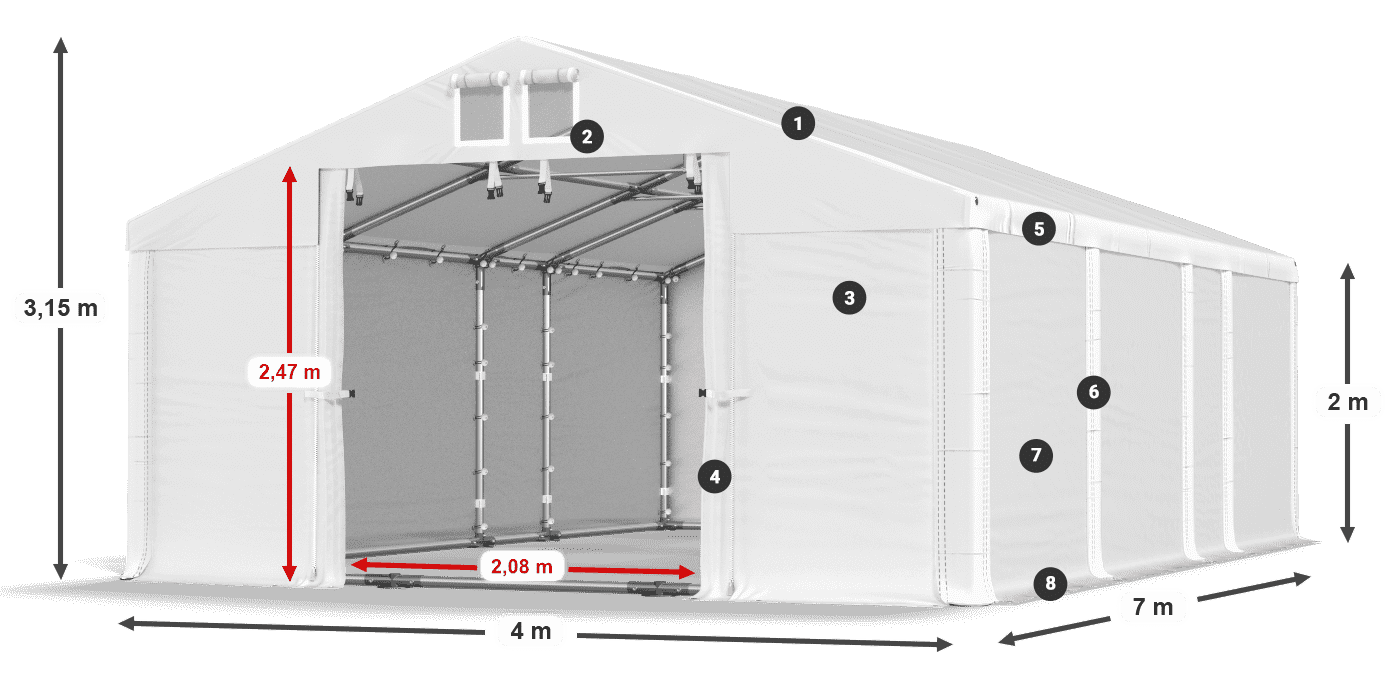 MFR 620 PVC légende 2m