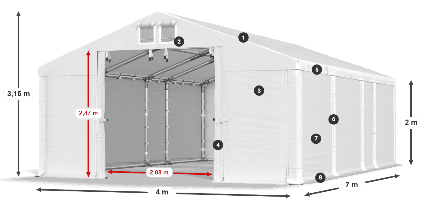 MFR 620 PVC légende 2m