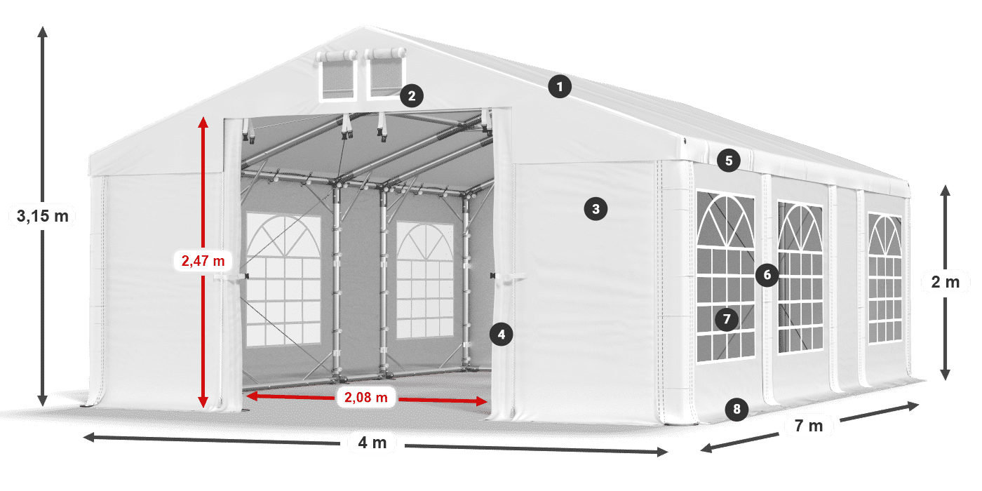 IMS 580 PVC légende 2m