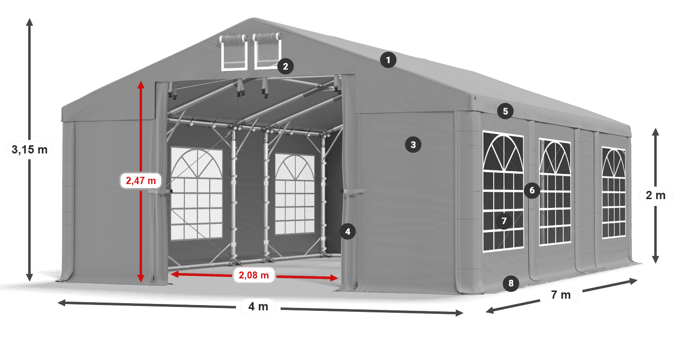IMS 580 PVC légende 2m
