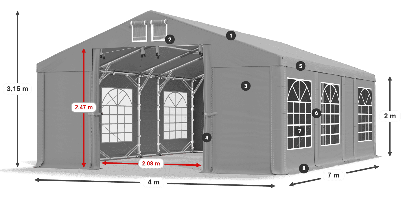 IMS 580 PVC légende 2m