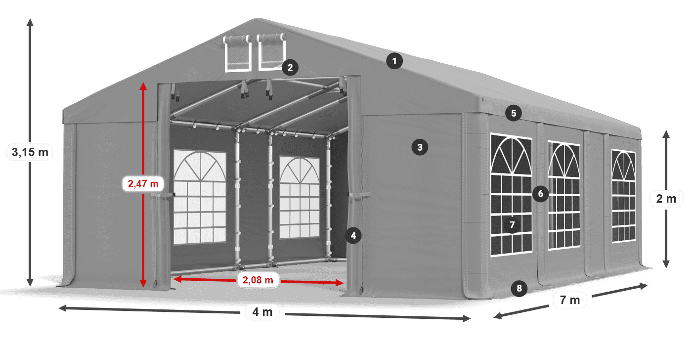 IMS 580 PVC légende 2m