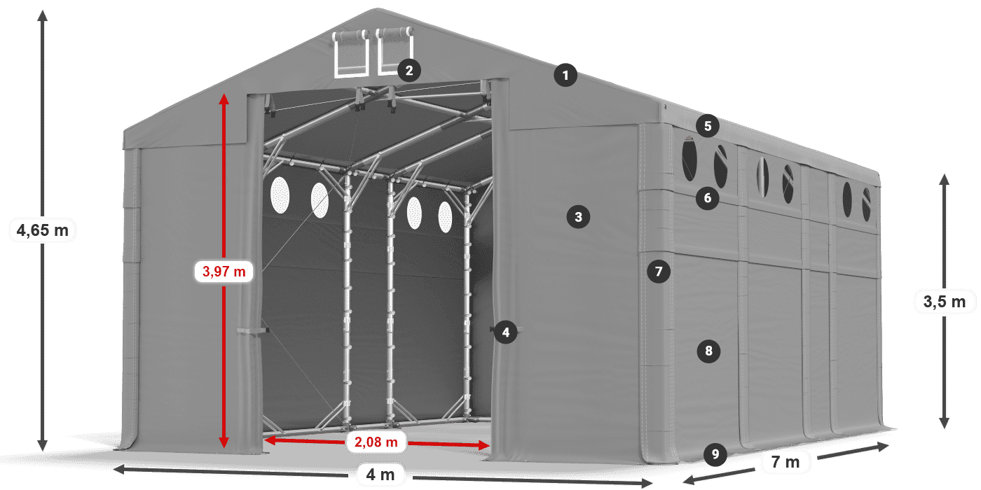 MFRO 620 PVC légende 3,5m
