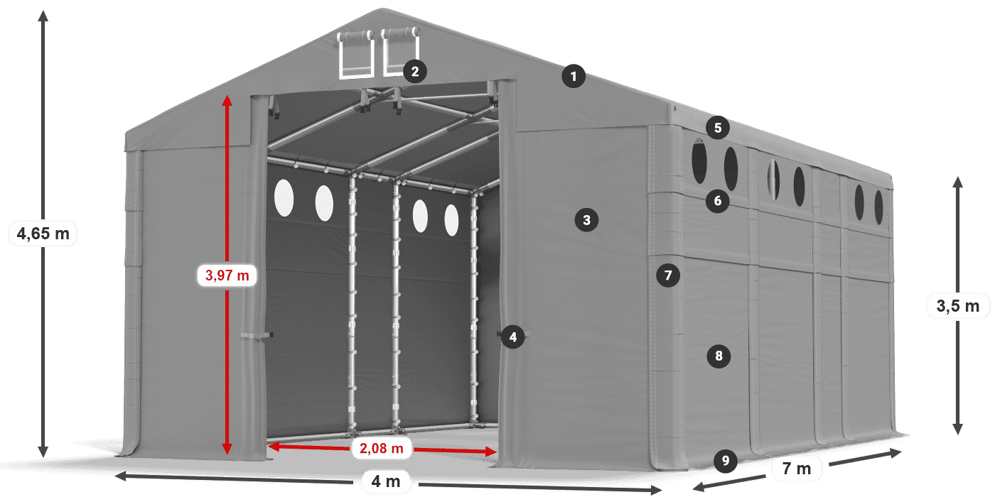 MFRO 620 PVC légende 3,5m