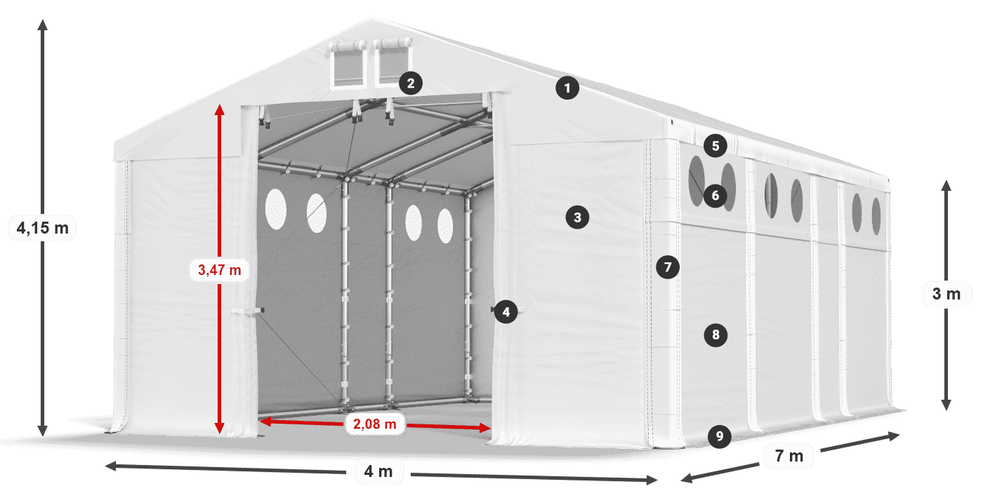MFRO 620 PVC légende 3m