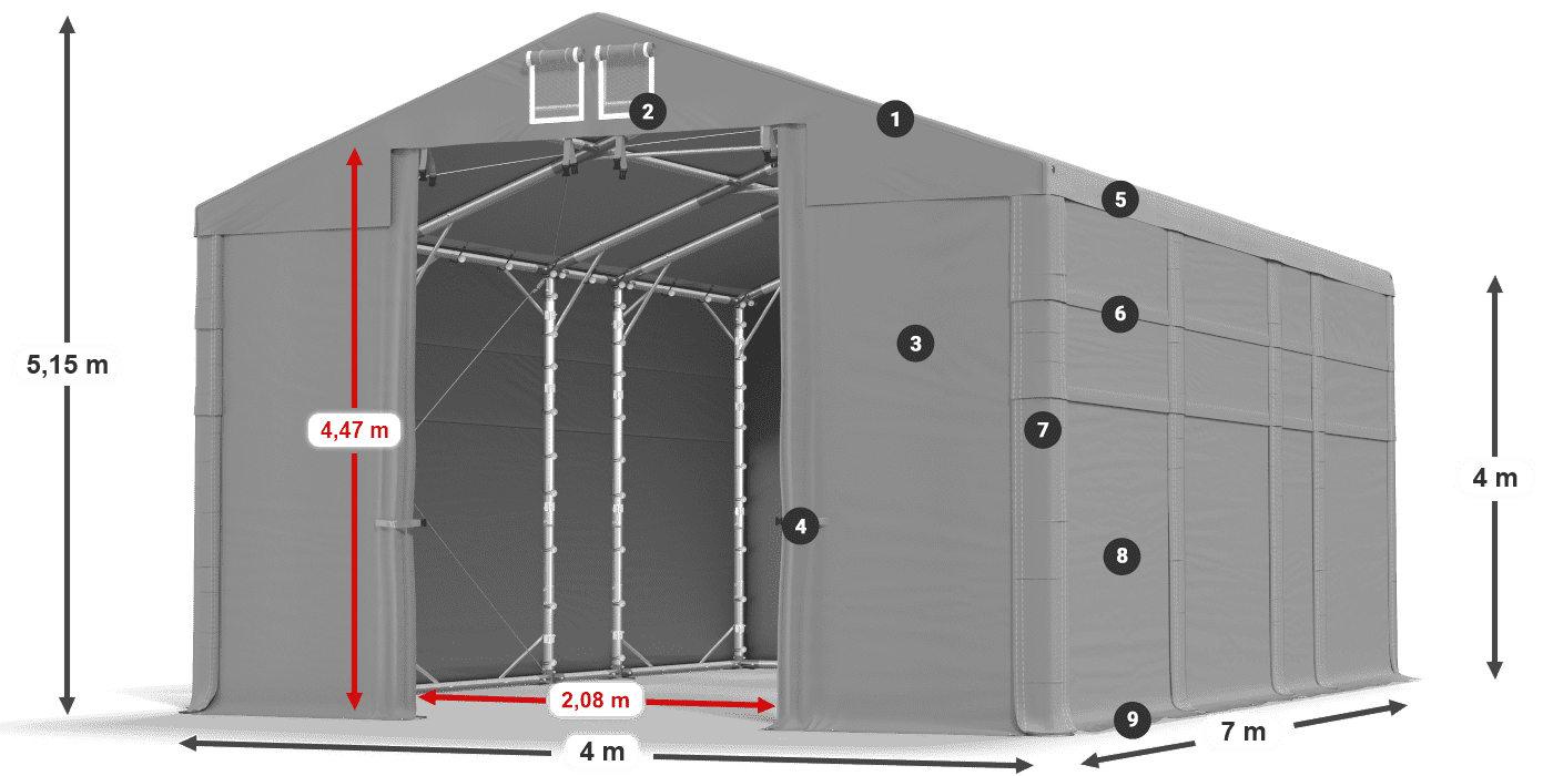 MFR 620 PVC légende 4m