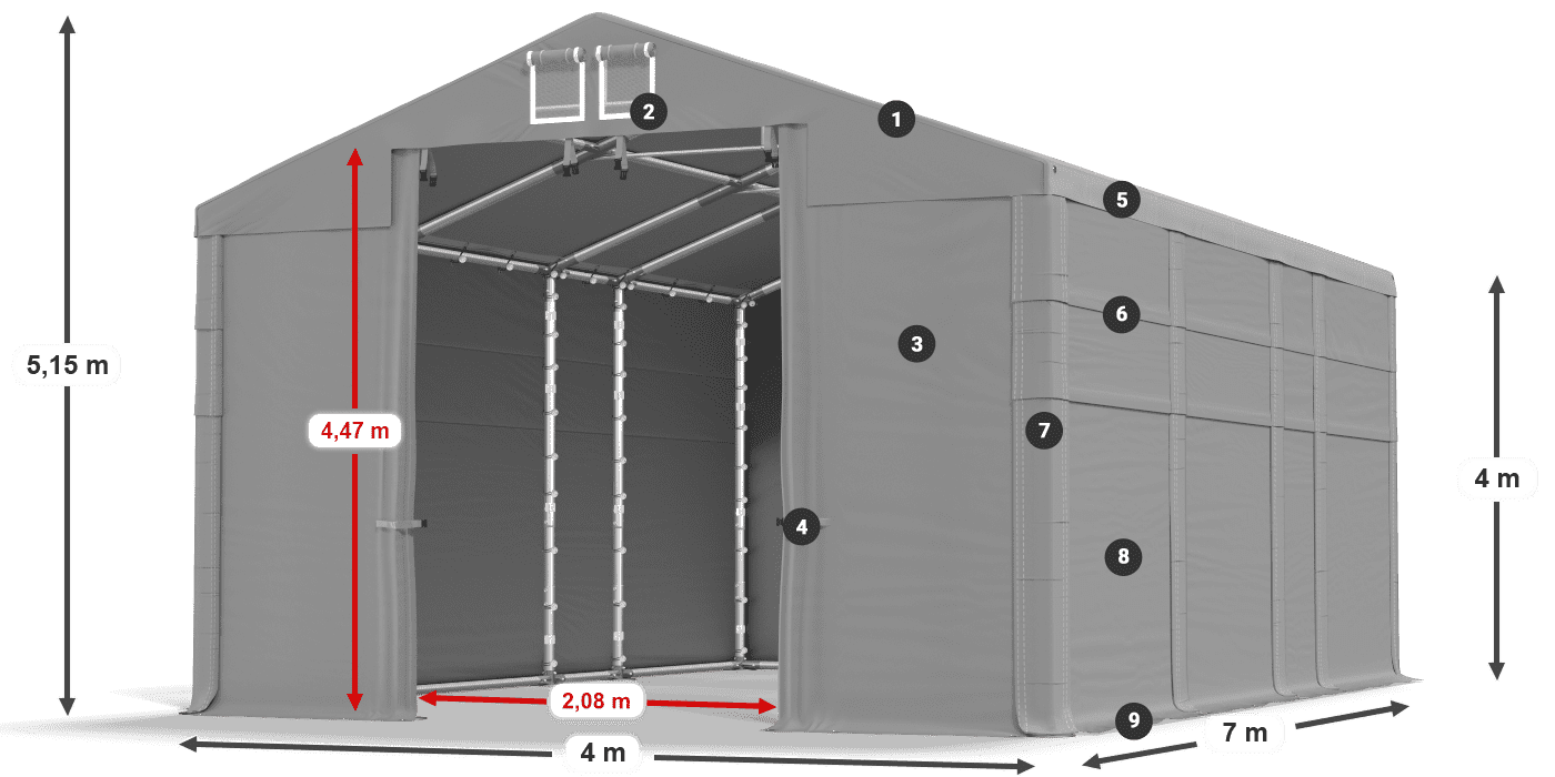 MFR 620 PVC légende 4m