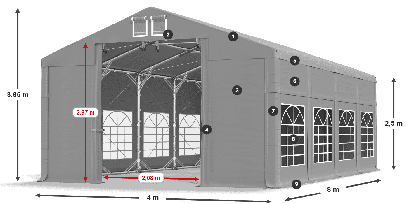 IMS 580 PVC légende 2,5m