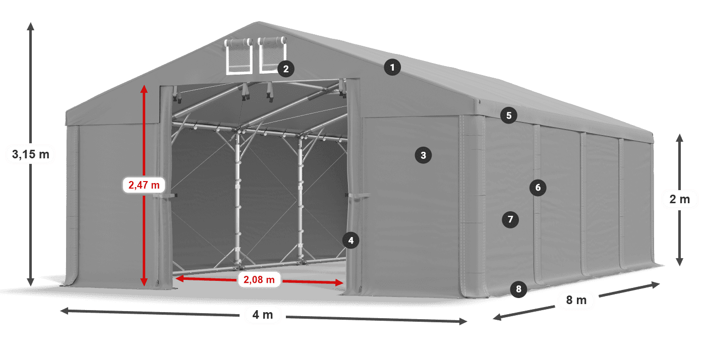 MFR 620 PVC légende 2m