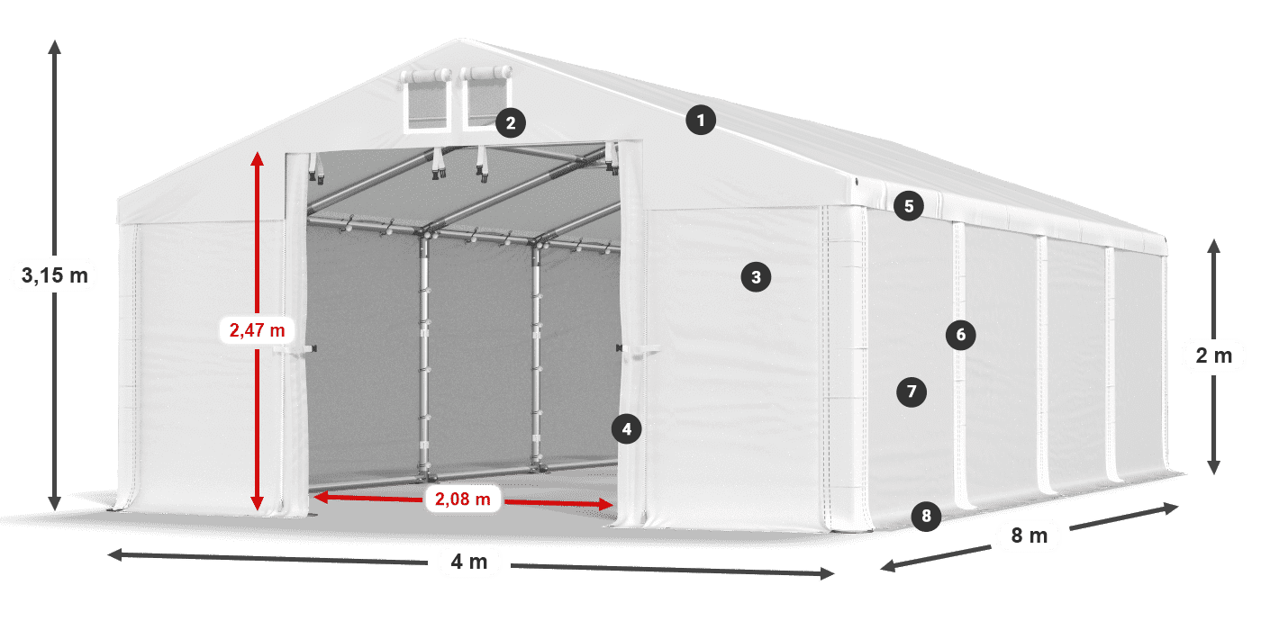 MFR 620 PVC légende 2m