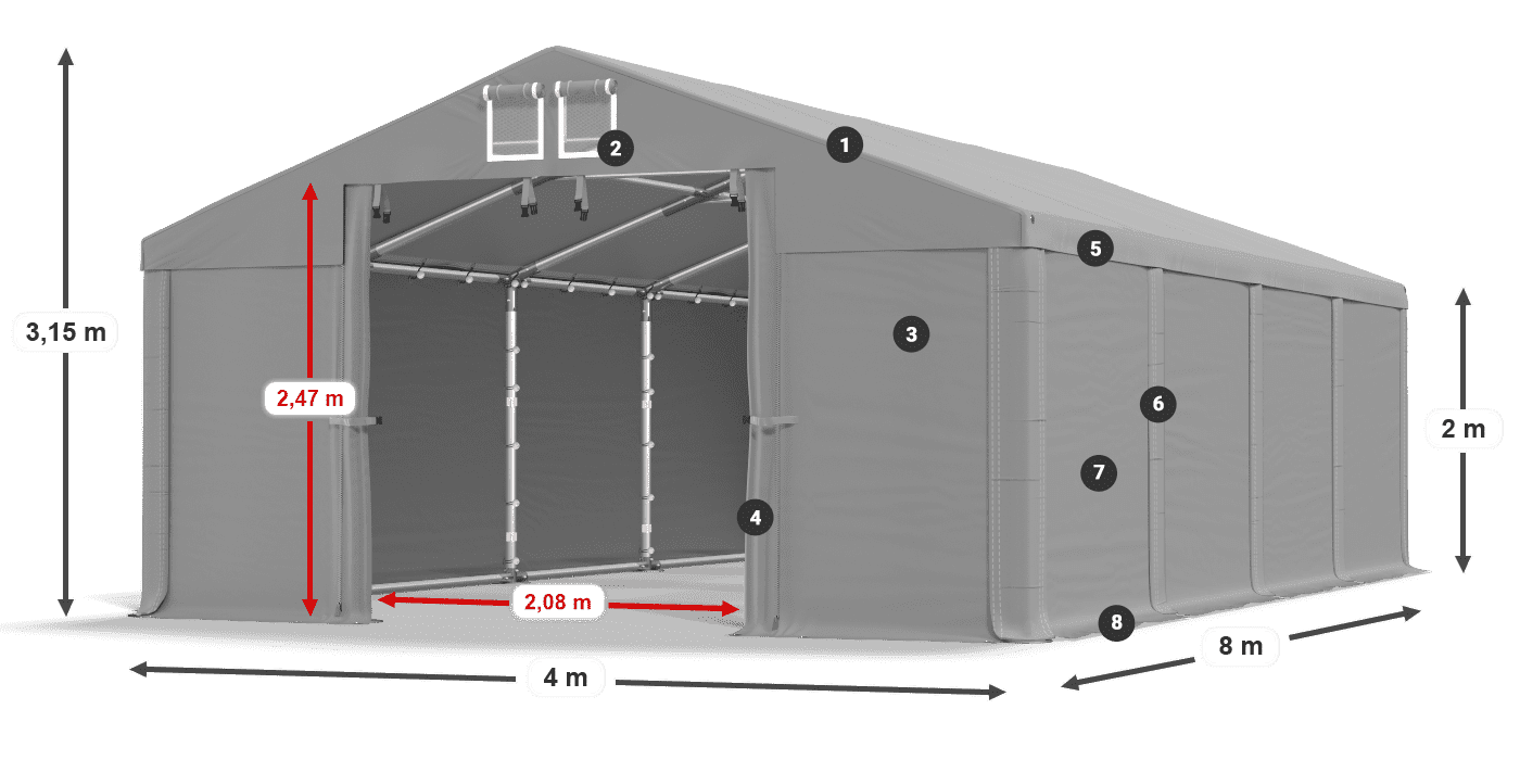 MFR 620 PVC légende 2m