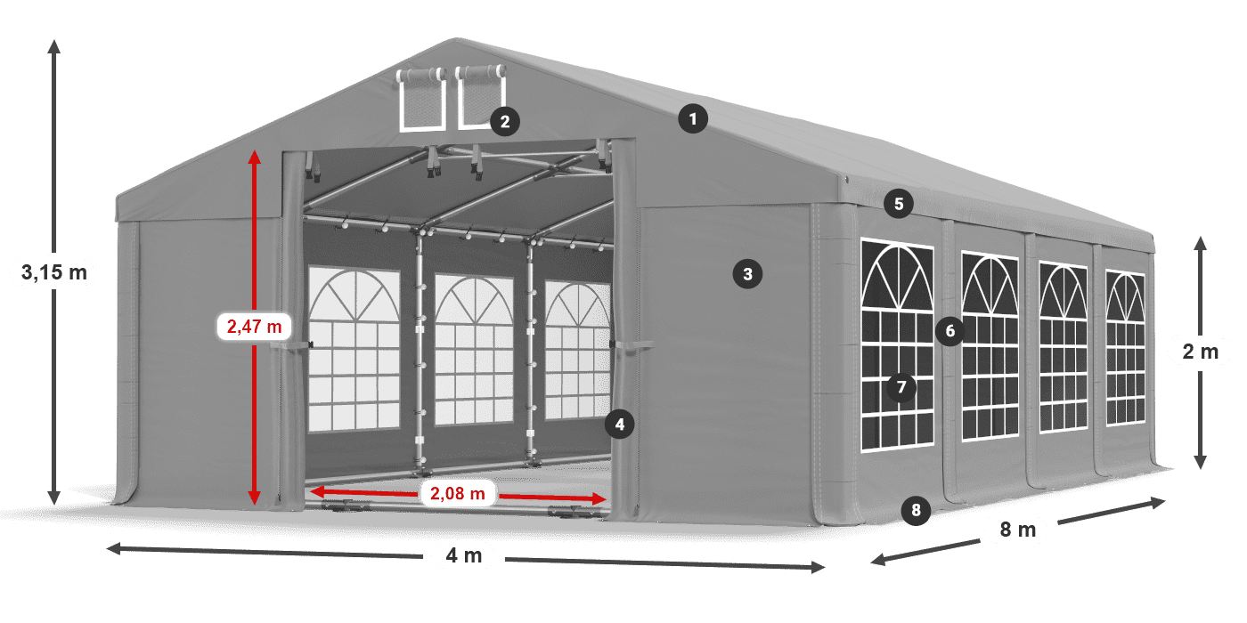 IMS 580 PVC légende 2m