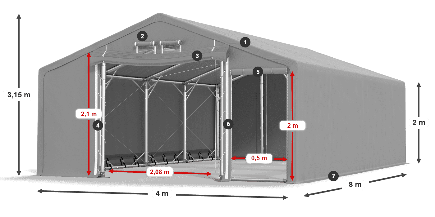 SFR 600 PVC légende