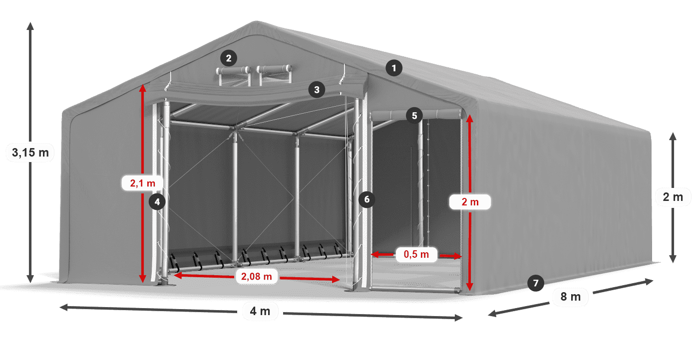 SFR 600 PVC légende