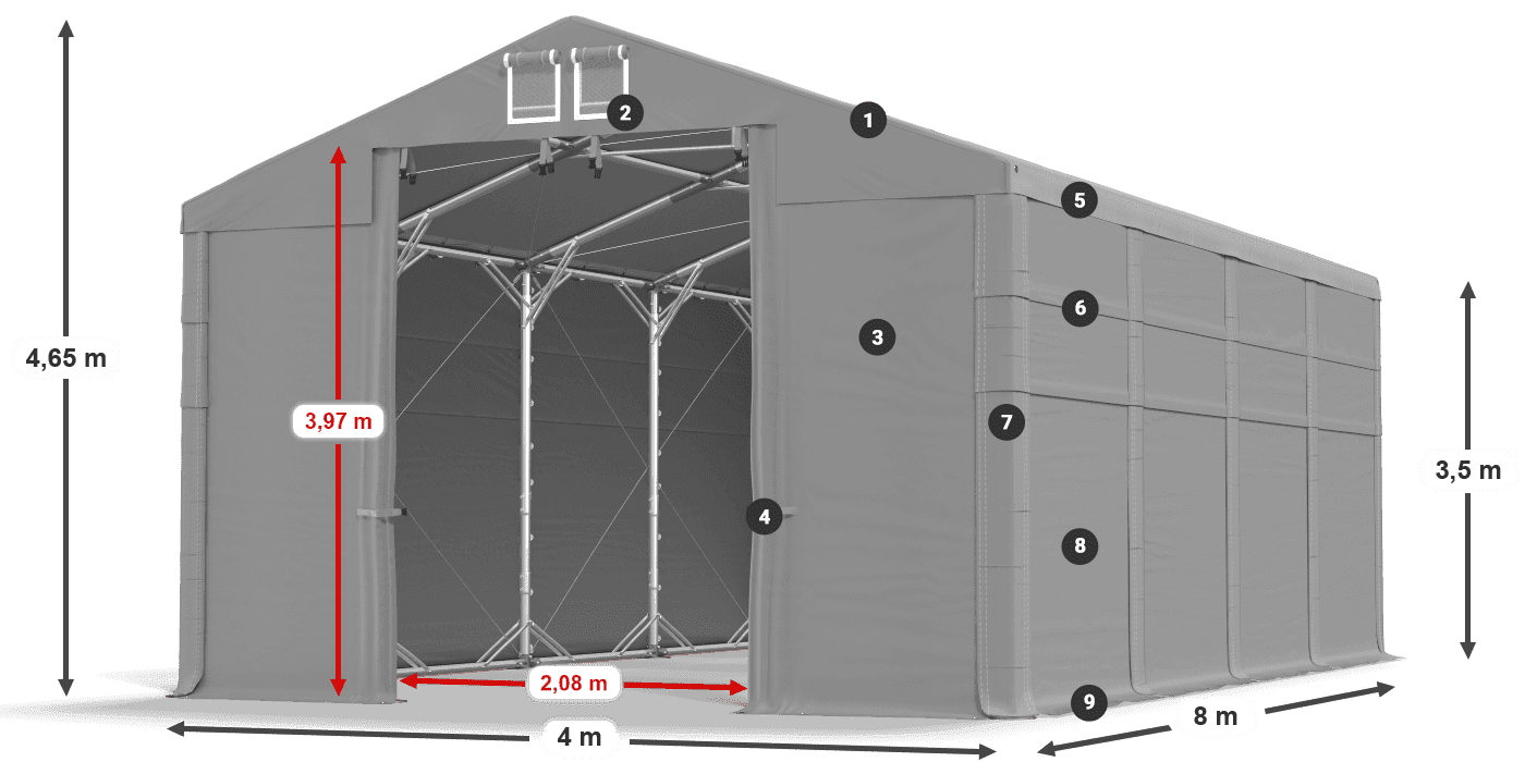 MFR 620 PVC légende 3,5m
