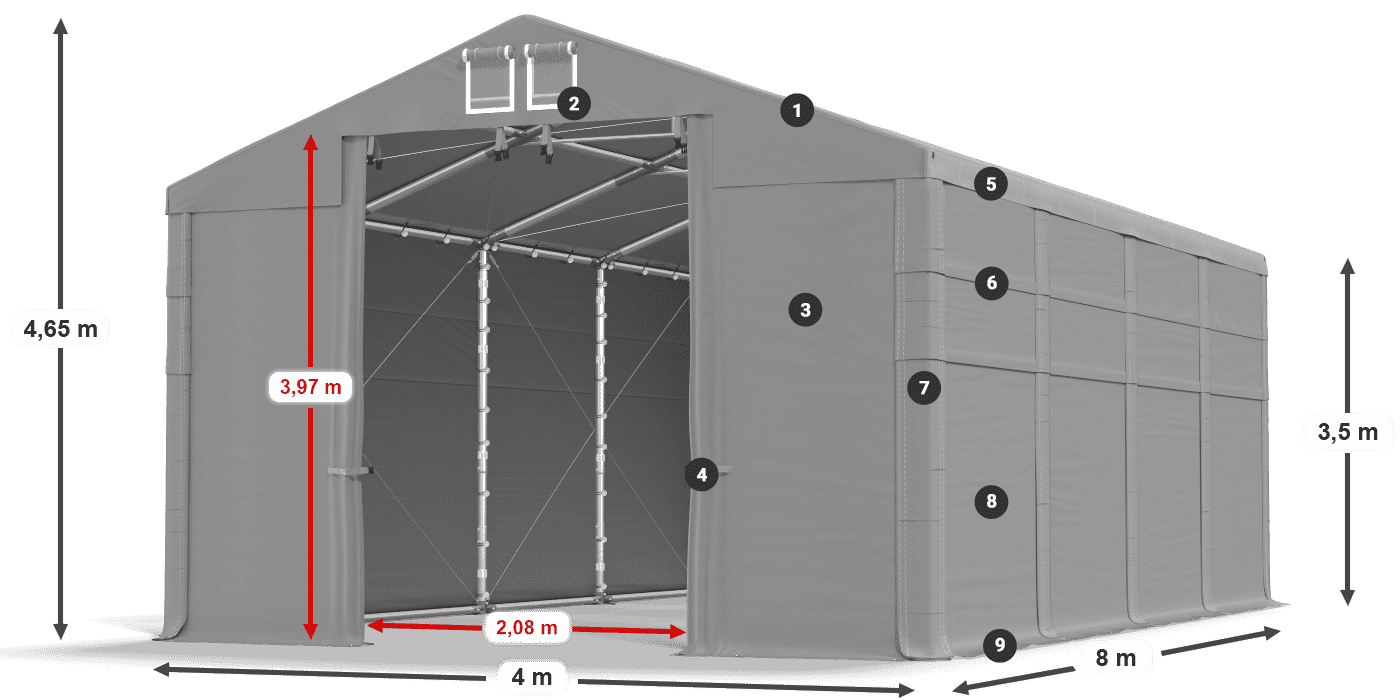 MFR 620 PVC légende 3,5m