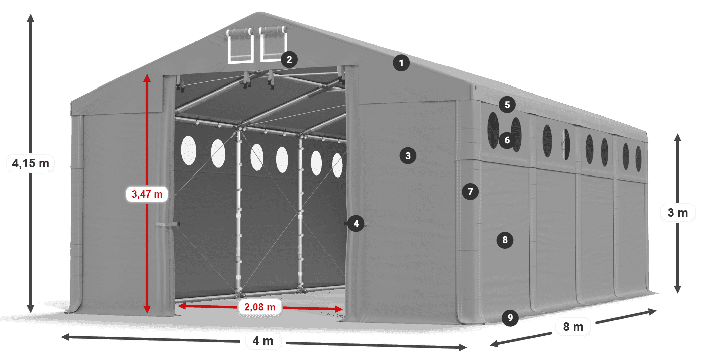 MFRO 620 PVC légende 3m