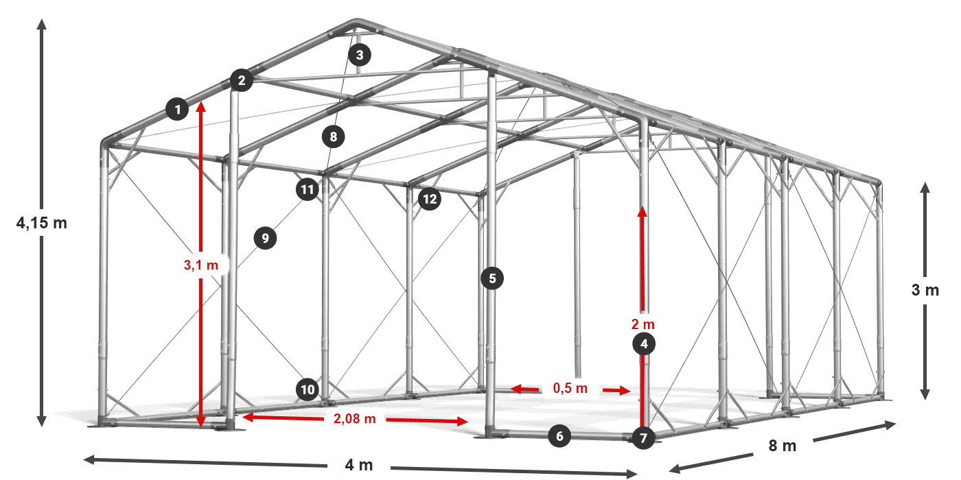 POLAR légende 2.5m-4m