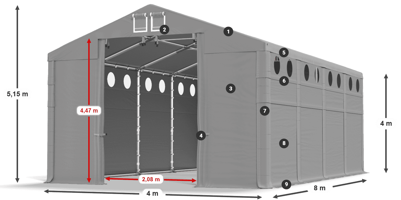 MFRO 620 PVC légende 4m