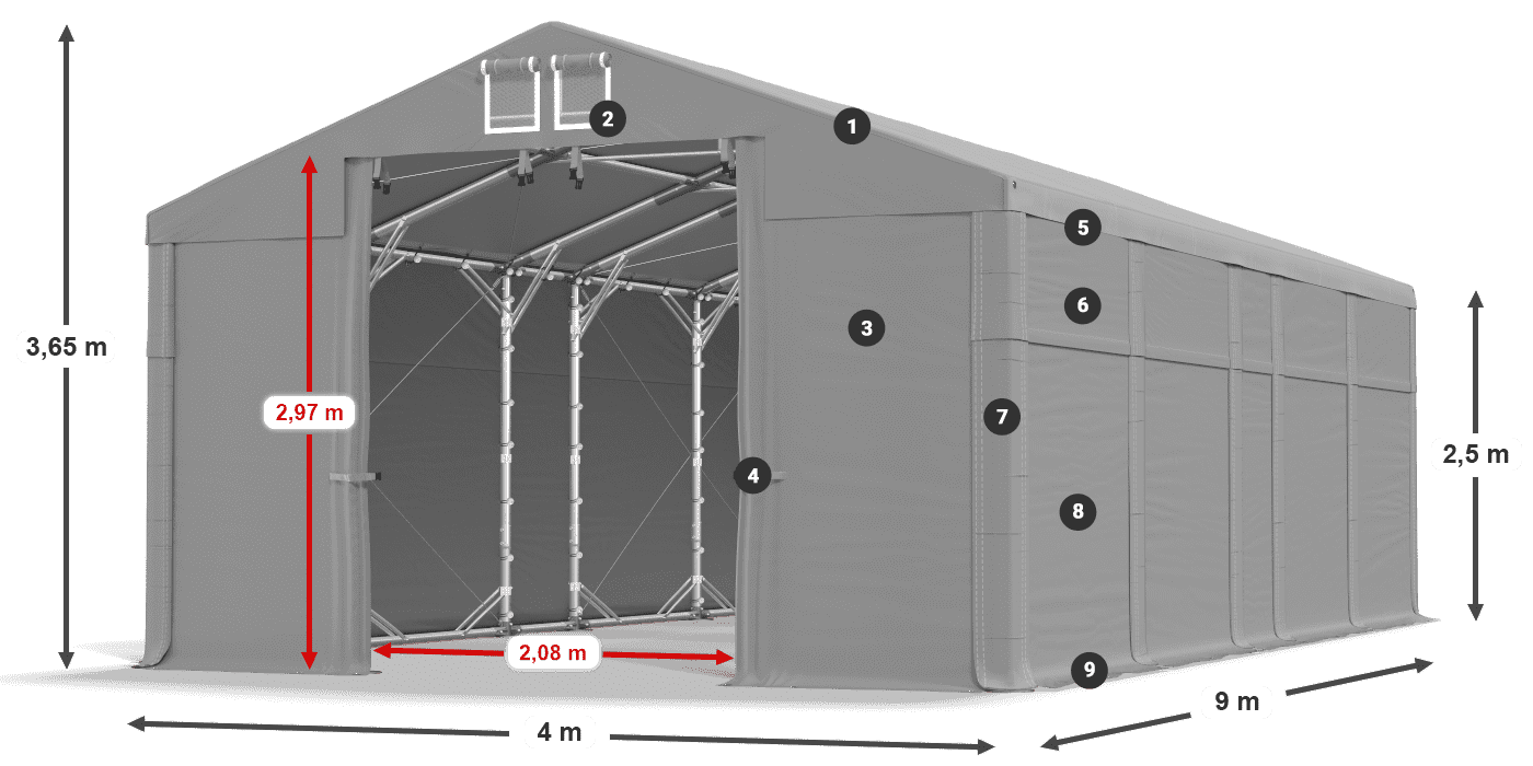 MFR 620 PVC légende 2,5m