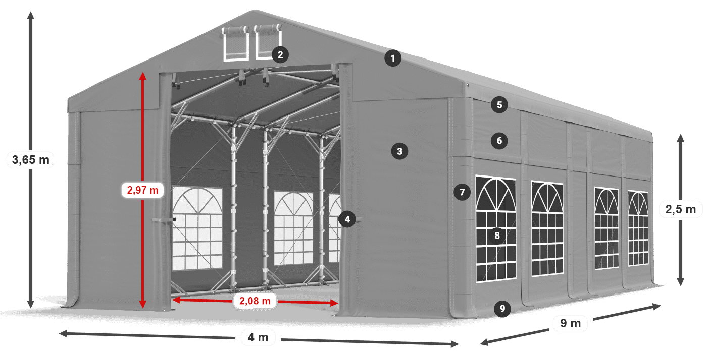 IMS 580 PVC légende 2,5m