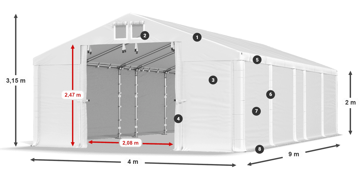 MFR 620 PVC légende 2m
