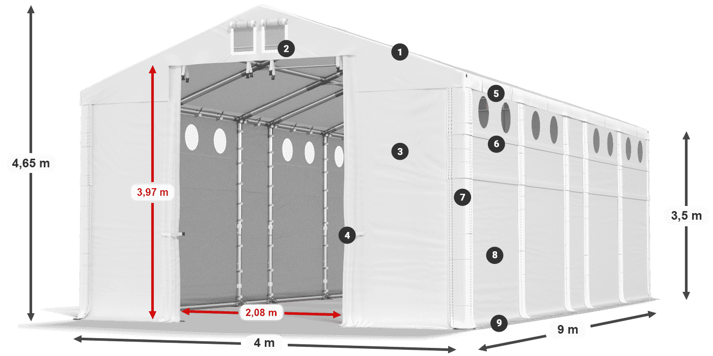 MFRO 620 PVC légende 3,5m