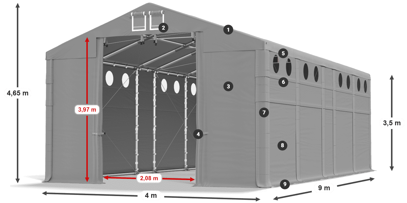 MFRO 620 PVC légende 3,5m