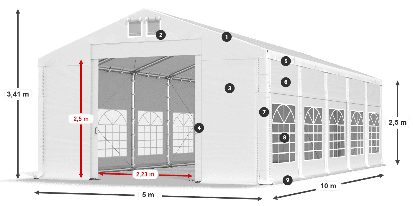 IFR 620 PVC légende 2,5m