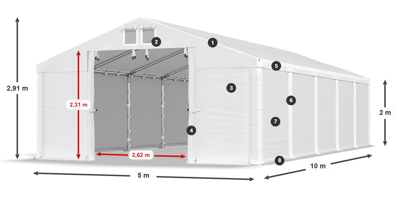 MFR 620 PVC légende 2m