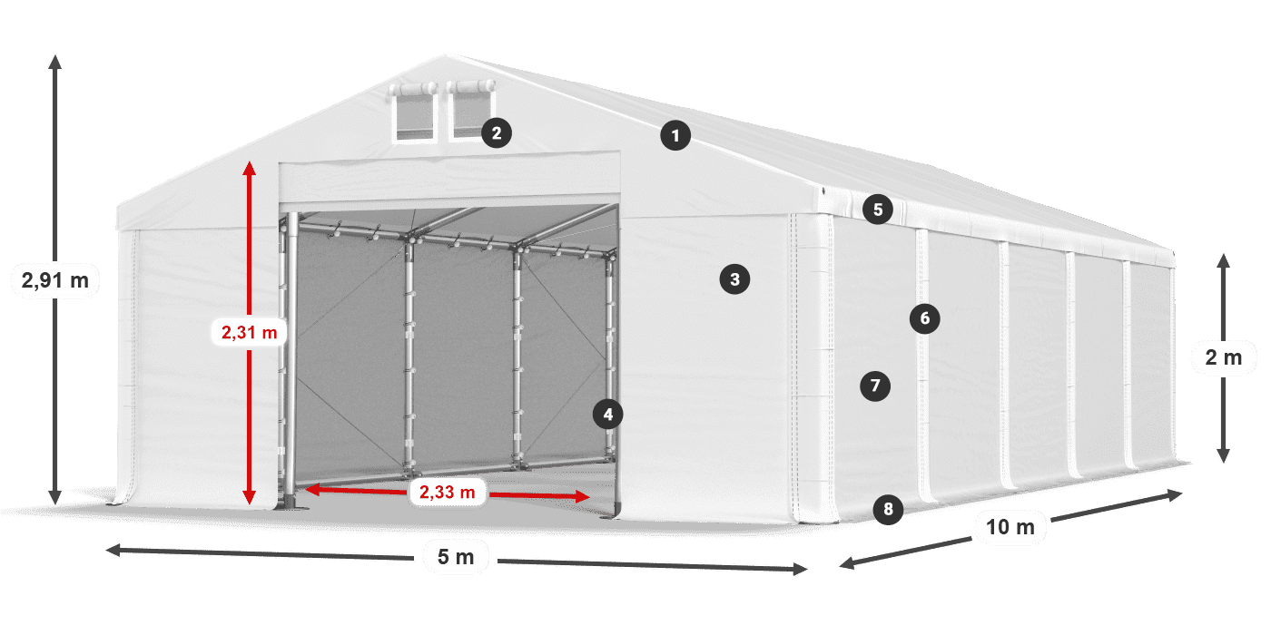 MFR 620 PVC légende 2m