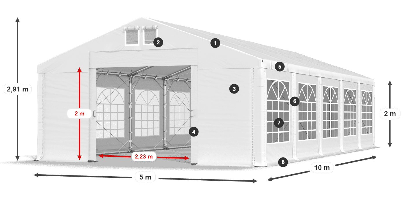 IMS 580 PVC légende 2m