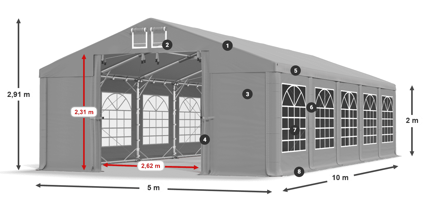 IMS 580 PVC légende 2m