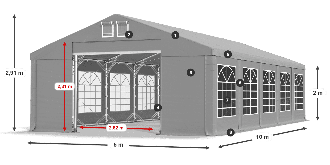 IMS 580 PVC légende 2m