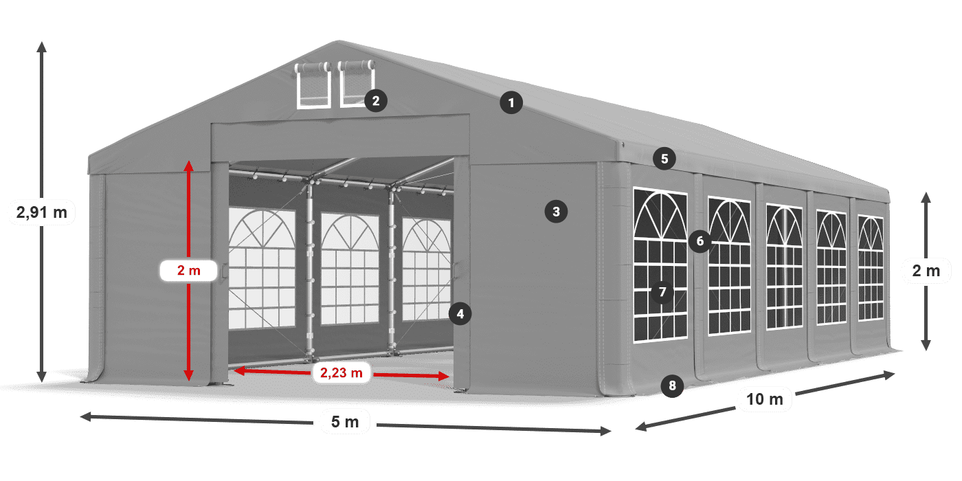 IMS 580 PVC légende 2m