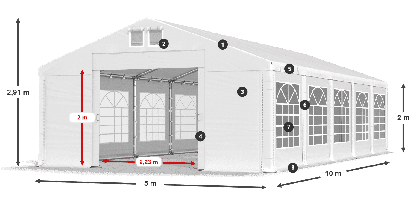 ISD 560 PVC légende 2m