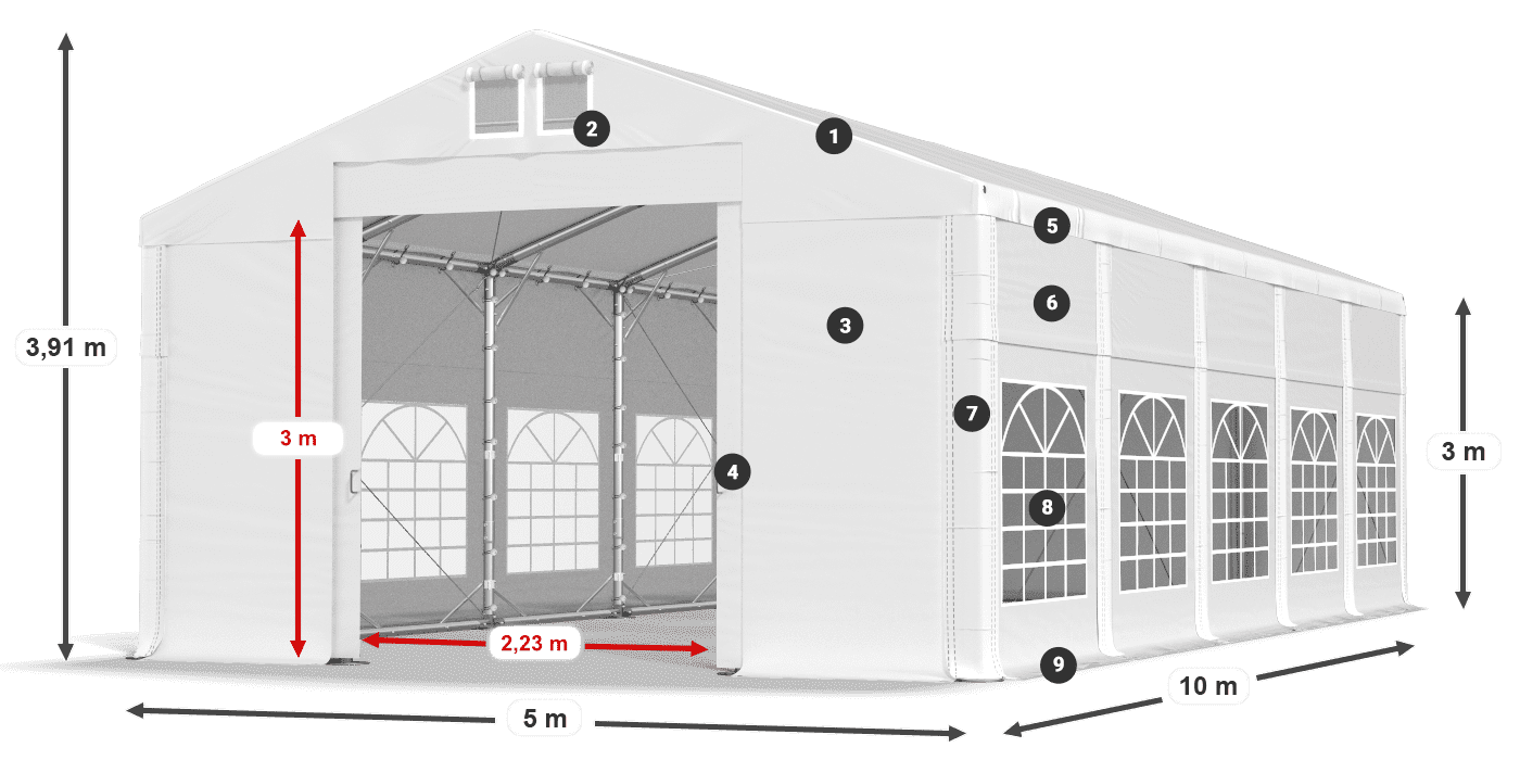 IFR 620 PVC légende 3m
