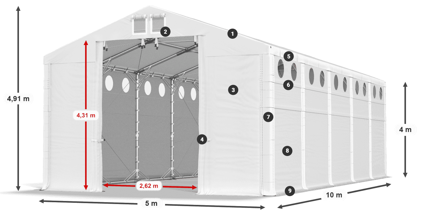 MFRO 620 PVC légende 4m