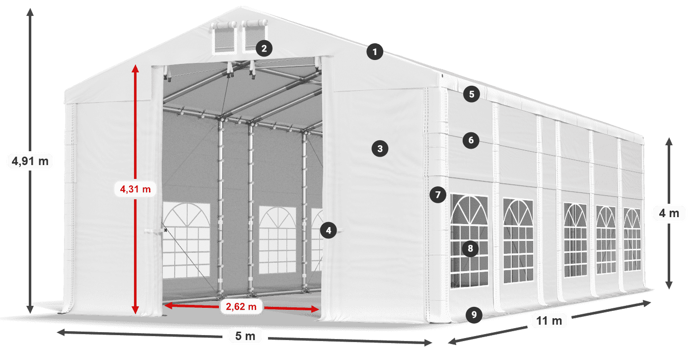 IMS 580 PVC légende 4m
