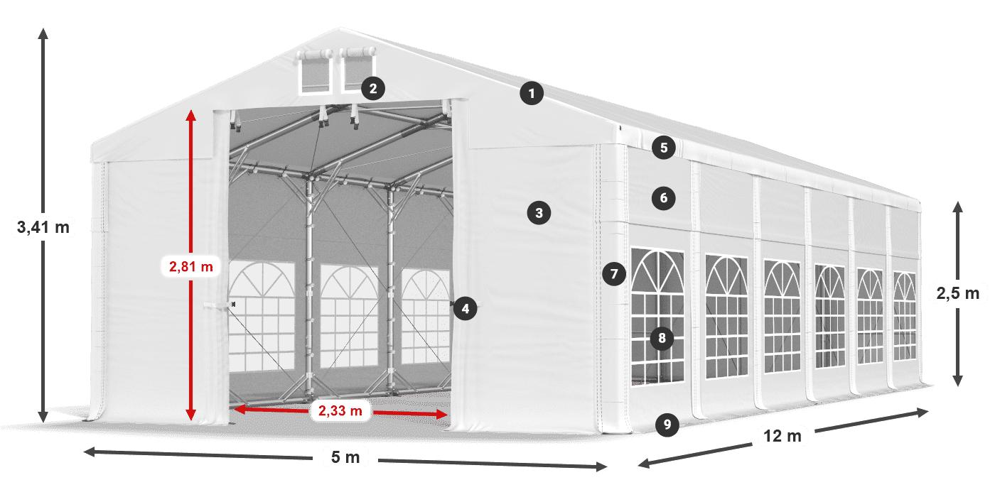 IFR 620 PVC légende 2,5m