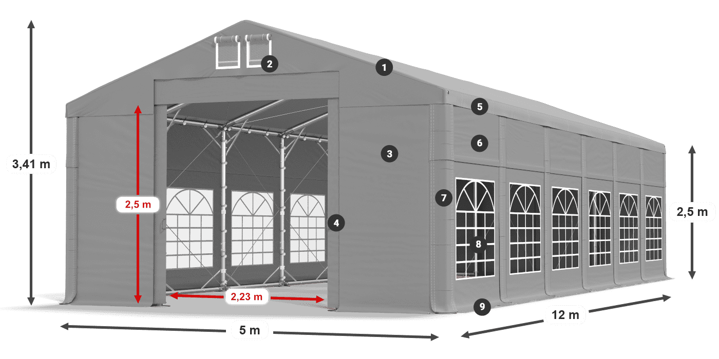 IMS 580 PVC légende 2,5m