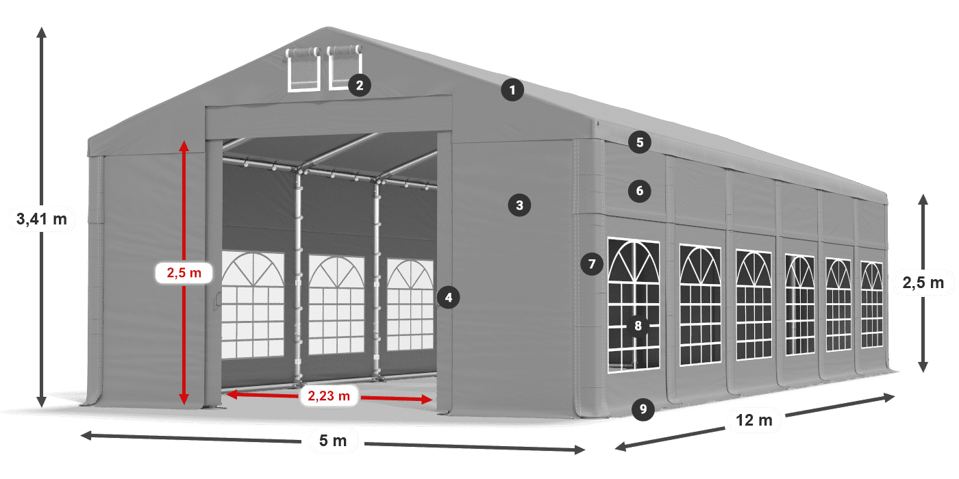 IMS 580 PVC légende 2,5m