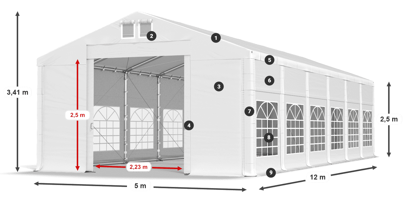 IMS 580 PVC légende 2,5m