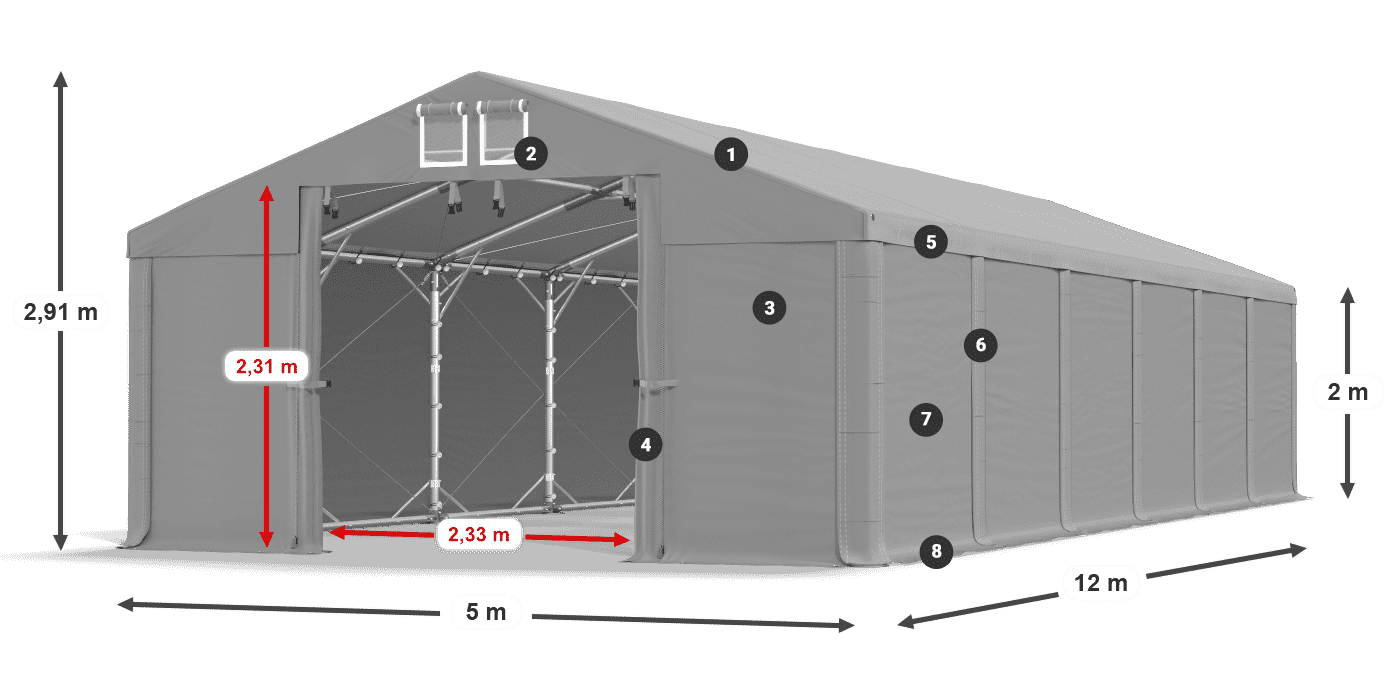 MFR 620 PVC légende 2m