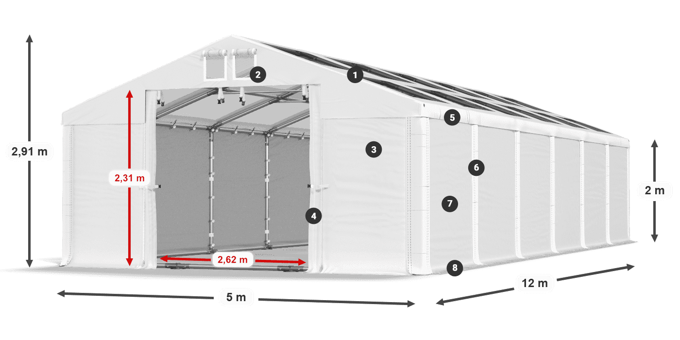 MMST 580 PVC légende 2m